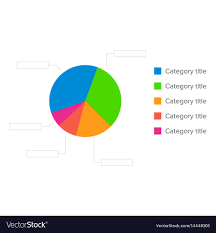 Colorful Business Pie Chart For Graphic Design