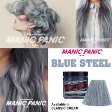 For best results, we recommend lightening hair to the lightest level 10 blonde and. Semi Permanent Hair Colour Manic Panic Blue Steel Health Beauty Hair Care On Carousell