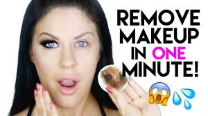 how to remove your makeup in 1 minute