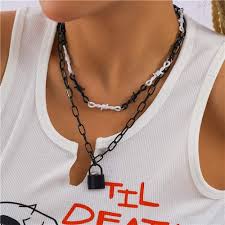 hip hop barbed wire style black and