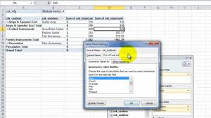 use an excel pivot table to yze a