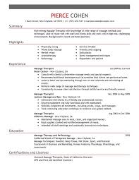 Unforgettable Therapist Resume Examples To Stand Out