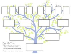 Example Family Tree Template Word Download Create Online