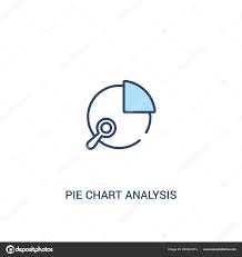 Pie Chart Analysis Interface Concept 2 Colored Icon Simple
