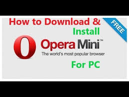 Opera for windows computers gives you a fast, efficient, and personalized way of browsing the web. How To Download And Install Opera Mini Browser In Pc In Windows 10 8 8 1 7 Easily Step By Step Youtube
