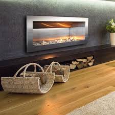 Modern Stainless Steel Gas Fireplace