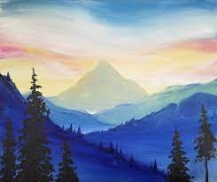 Mountain Painting Landscape Paintings