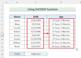 how to calculate age in excel in years