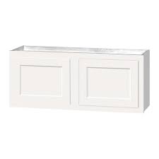 15 Inch Wall Cabinets D White Shaker