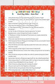 Find out how much you know about some of the most popular versions. New Classic Christmas Trivia Printables Bundle 140 Unique Questions New Christmas Carols Songs