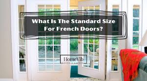 Standard Size For French Doors