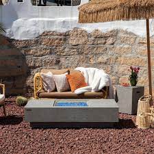 Monte Carlo Outdoor Light Grey Fire Pit