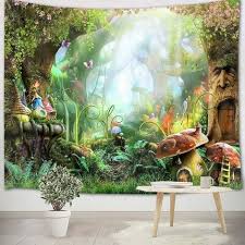 Tapestry Forest Wall Hanging Nature