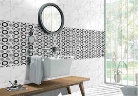 white glossy ceramic wall tiles size