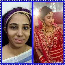 bridal makeup at best in moga