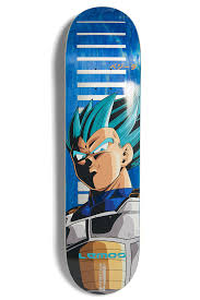 From the awesome collaboration between dragon ball z and primitive skateboards comes these signature edition decks. Primitive X Dragon Ball Super Lamos Ssg Vegeta Deck Blue Ps20w0012 Blu