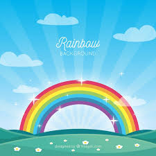 free vector colorful rainbow background
