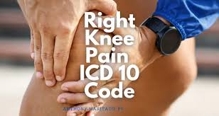 right knee pain icd 10 exam and