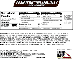fitcrunch peanut er jelly 18ct