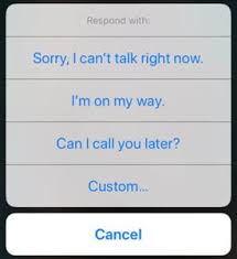 Especially, when you have family who is older who may have a in comes in respond with text, a feature that lets you quickly send a canned response, letting the other line know that you're busy. How To Auto Answer And Auto Reply To Phone Calls On Your Iphone Appletoolbox