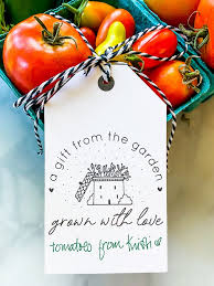 Garden Gift Ideas And Printable Tags