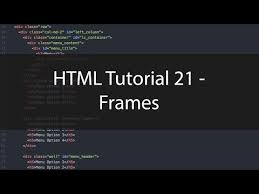 html tutorial 21 frames you