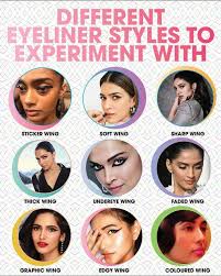 diffe eyeliner application styles
