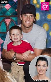 How old is tom brady's son? Tom Brady Gushes Over Son Jack With Ex Bridget Moynahan Tom Brady Son Tom Brady Tom Brady Kids