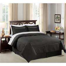 Black Twin Extra Long Comforter Set