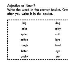 Use this set of 5 worksheets to introduce the concept of adjectives and how they describe nouns. Noun And Adjective Assessment