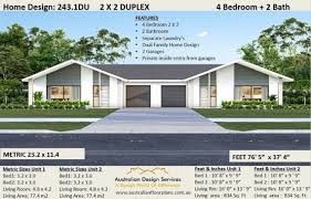 Multi Family Duplex House Plans 4