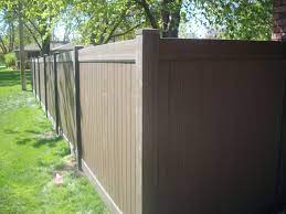 chestnut brown vinyl fence special
