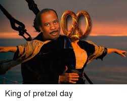 When you came on the first day of your office you were all shy and had a very different personality but when you finally opened up we came to know. King Of Pretzel Day The Office Meme On Me Me