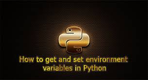 set environment variables in python