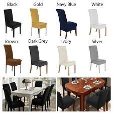Dining Chair Cover Short Style Stretch