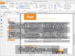 foxit pdf reader software for