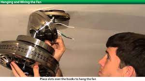 How to Install a Hunter Ceiling Fan - 2xxxx Series Models - YouTube