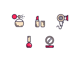makeup icons by stelian vasile on dribbble
