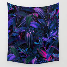 Tropical Night Wall Tapestry In 2022
