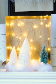 Diy Christmas Woodland Fairy Light Shadow Boxes Making Lemonade