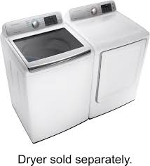 The door seal does not seem to be leaking and the water is. Best Buy Samsung 4 5 Cu Ft 9 Cycle Top Loading Washer White Wa45m7050aw