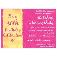 Free Online 30th Birthday Invitations Birthday Invitation Templates