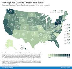 State Gasoline Tax Rates In 2016 Tax Foundation