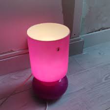 Pink Glass Table Lamp By Ikea