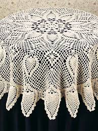 tablecloth pineapple crochet pattern