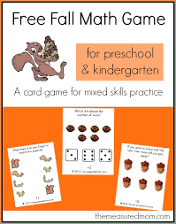free fall math game for pre