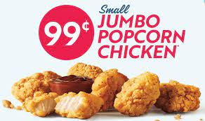 Sonic Small Jumbo Popcorn Chicken gambar png