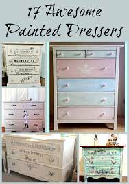 17 Awesome Painted Dressers Furniture