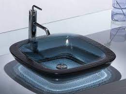 new glass bathroom sinks from kohler