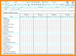 11 12 Chore Chart Template For Family Lascazuelasphilly Com